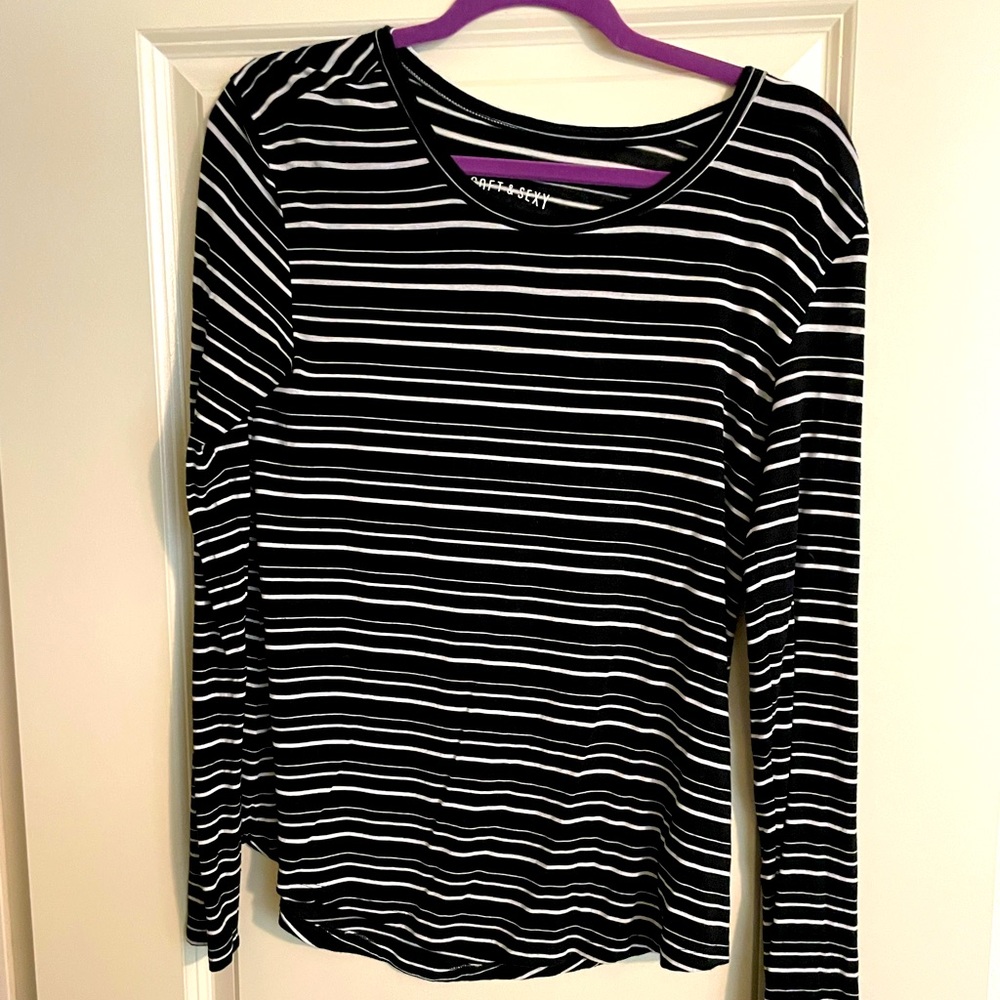 American Eagle Striped long sleeve